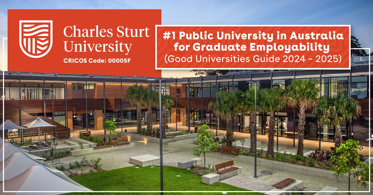 Archie Sturt Du học Úc cùng Charles Sturt University – Nhận học bổng 50%
