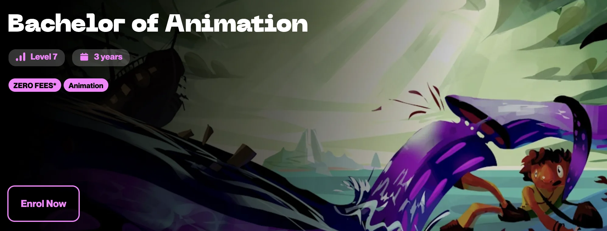 Chương trình Bachelor of Animation - Biến đam mê hoạt hình thành sự nghiệp cùng Yoobee Colleges