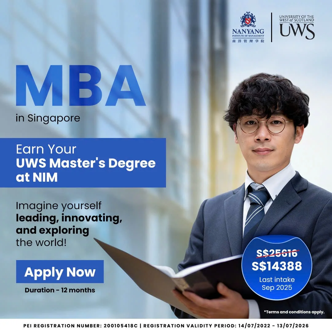 🎓 Săn Học Bổng “Khủng” Lên Tới 200 Triệu Cho Chương Trình MBA Tại NIM (Singapore) - Khai Giảng Tháng 9/2025!