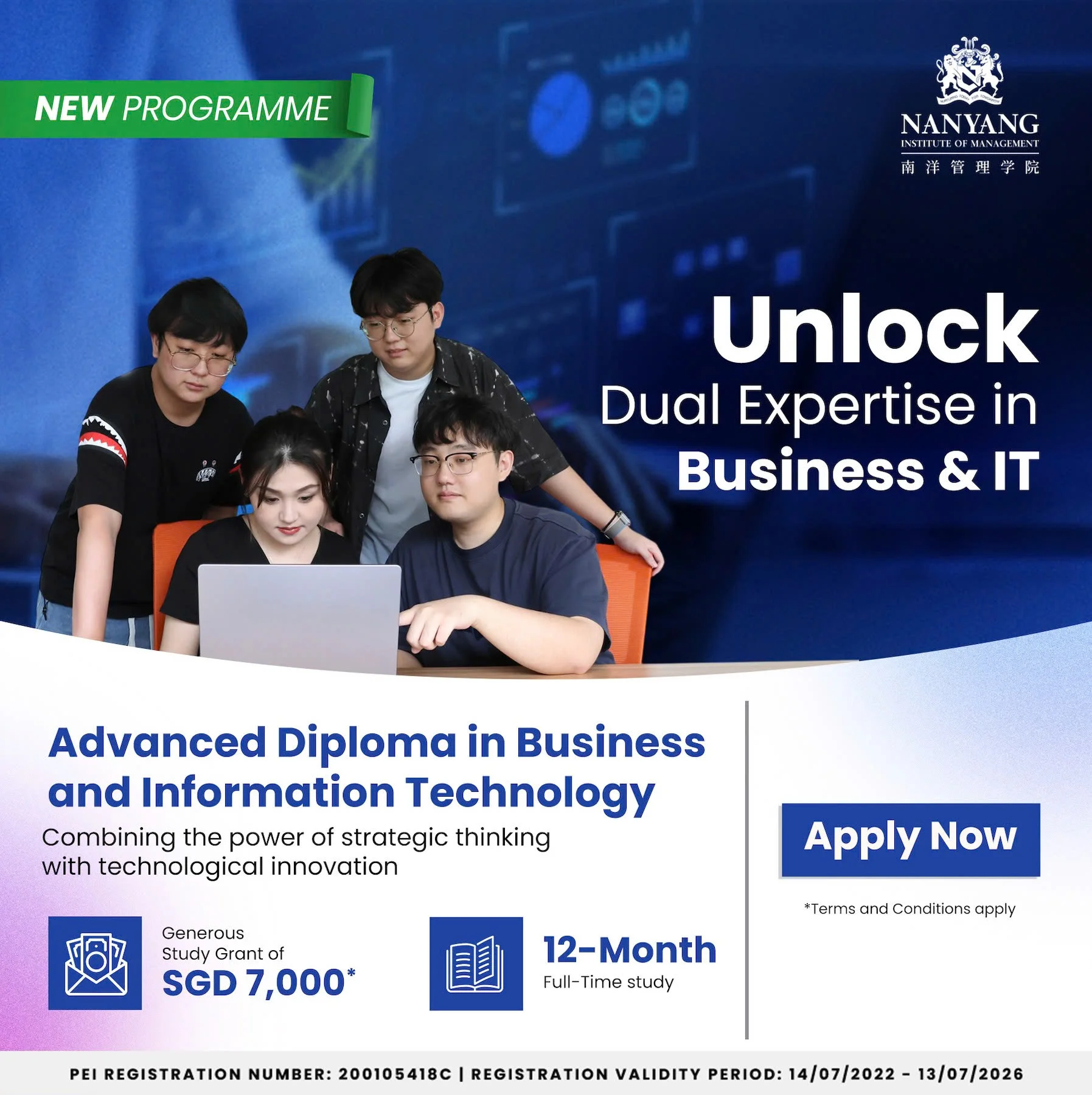 Du học Singapore NIM 🇸🇬: Săn Học Bổng 140 Triệu với Chương Trình IT & Kinh Doanh Đột Phá